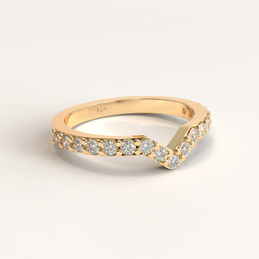 Eternity 18k Gold Ring with 1,8mm Diamonds