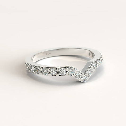 Eternity 18k White Gold Ring with 1,8mm Diamonds