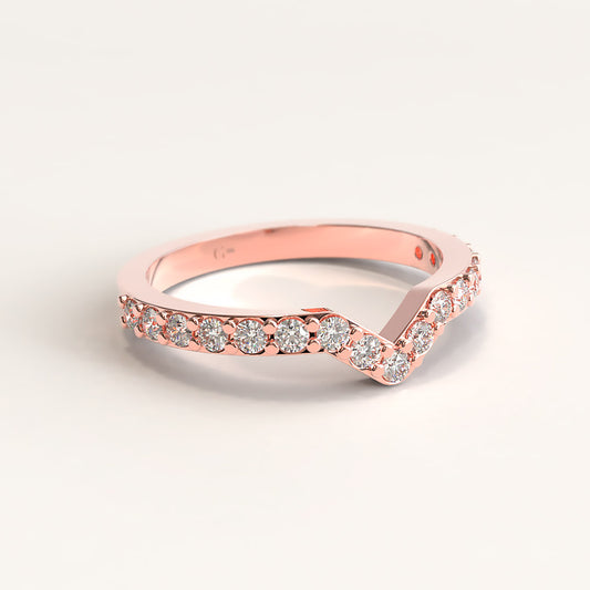 Eternity 18k Rose Gold Ring with 1,8mm Diamonds